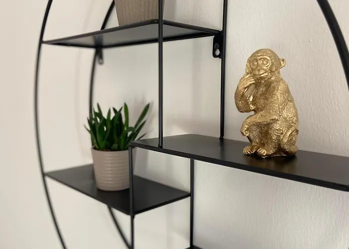 Apartment Stylische Mit Balkon